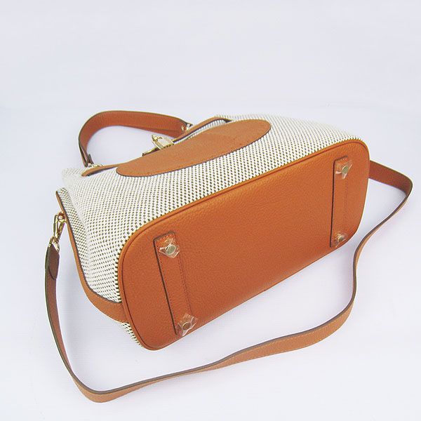 Replica Hermes New Arrival Double-duty handbag Orange 60668